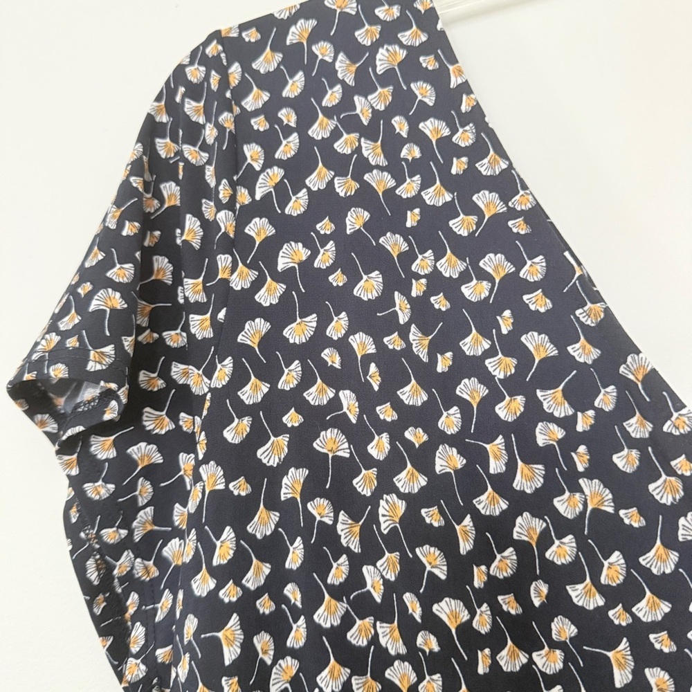 Kaileigh Blue / Yellow Floral Dress Size 1X AN - Picture 5 of 8